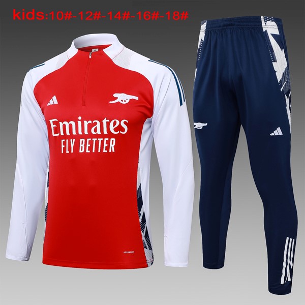 Niños Sudadera De Training Arsenal 2024/2025 Rojo Blanco 3